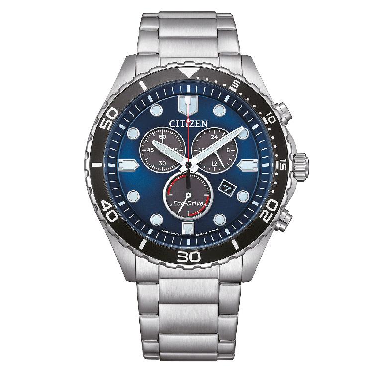 Citizen Sports Chronograaf AT2560-84L Zilver