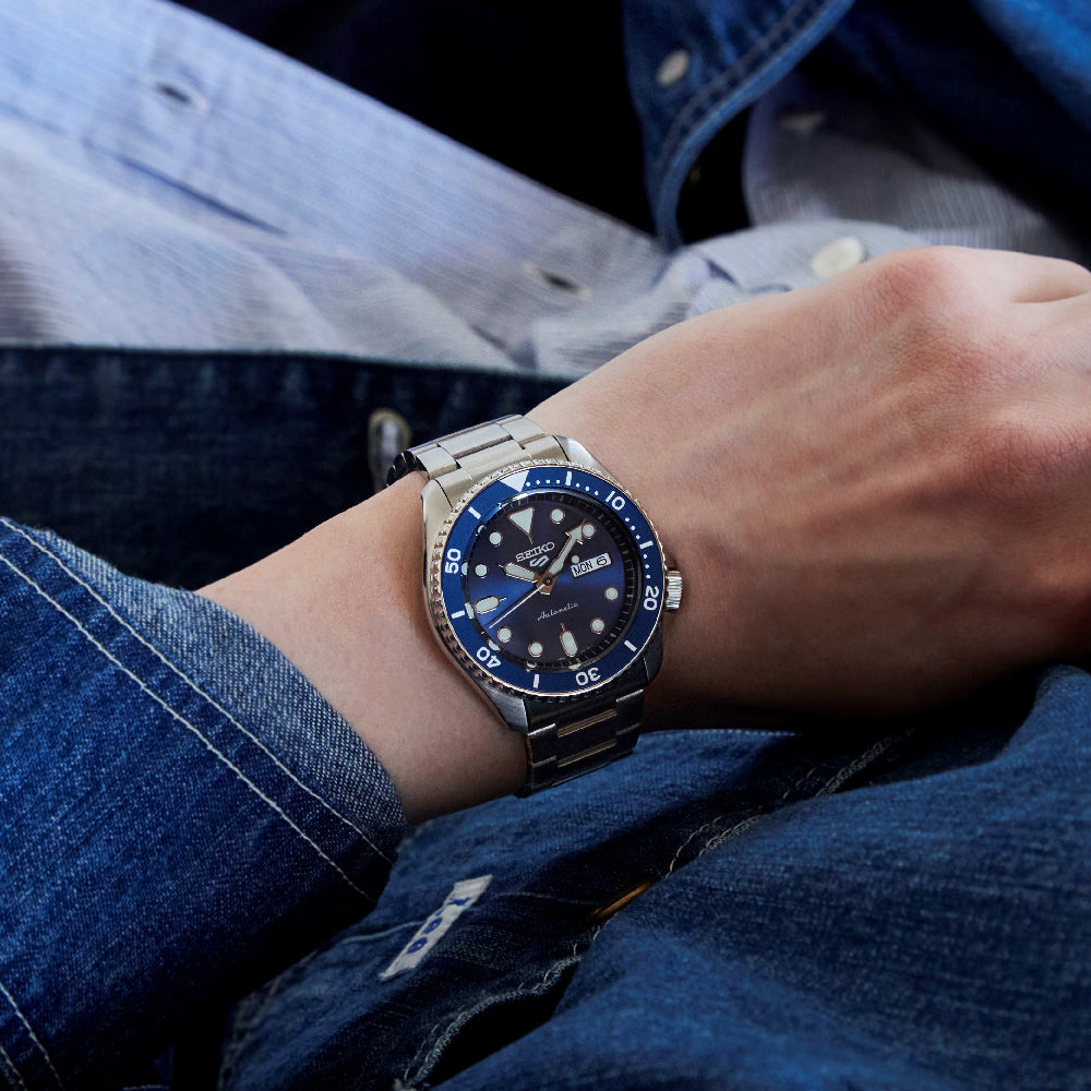 Seiko 5 Sports SRPD51K1 Horloge Blauw