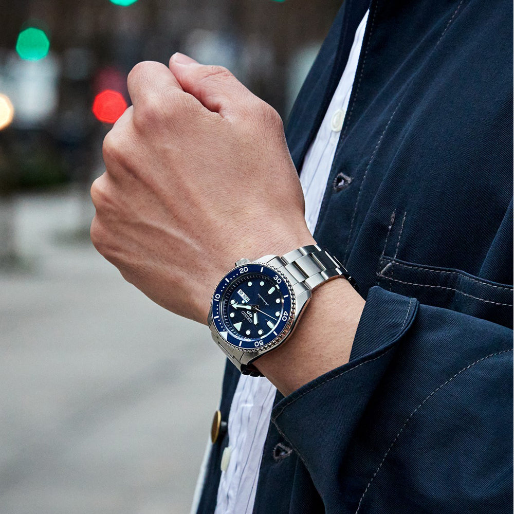 Seiko 5 Sports SRPD51K1 Horloge Blauw