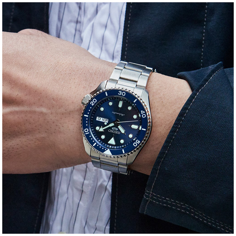 Seiko 5 Sports SRPD51K1 Horloge Blauw