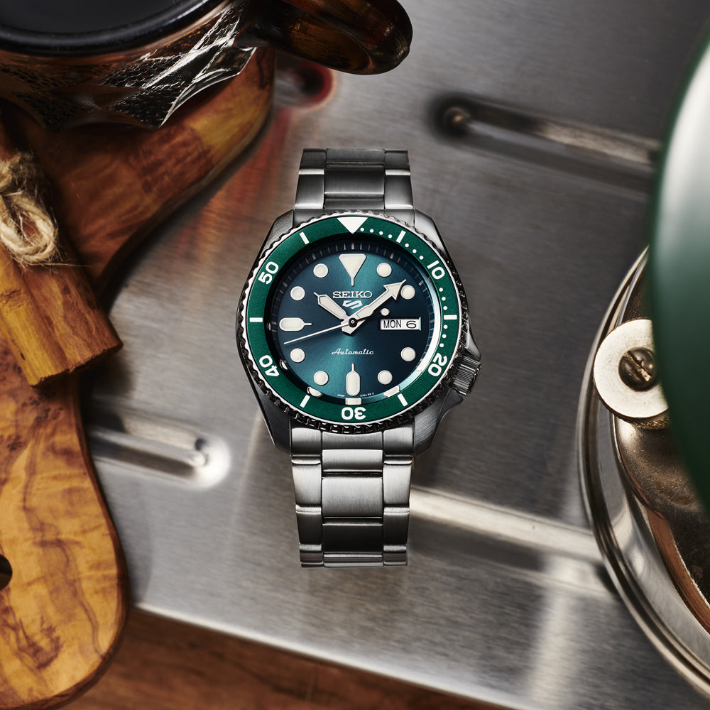 Seiko 5 Sports SRPD61K1 Horloge Groen