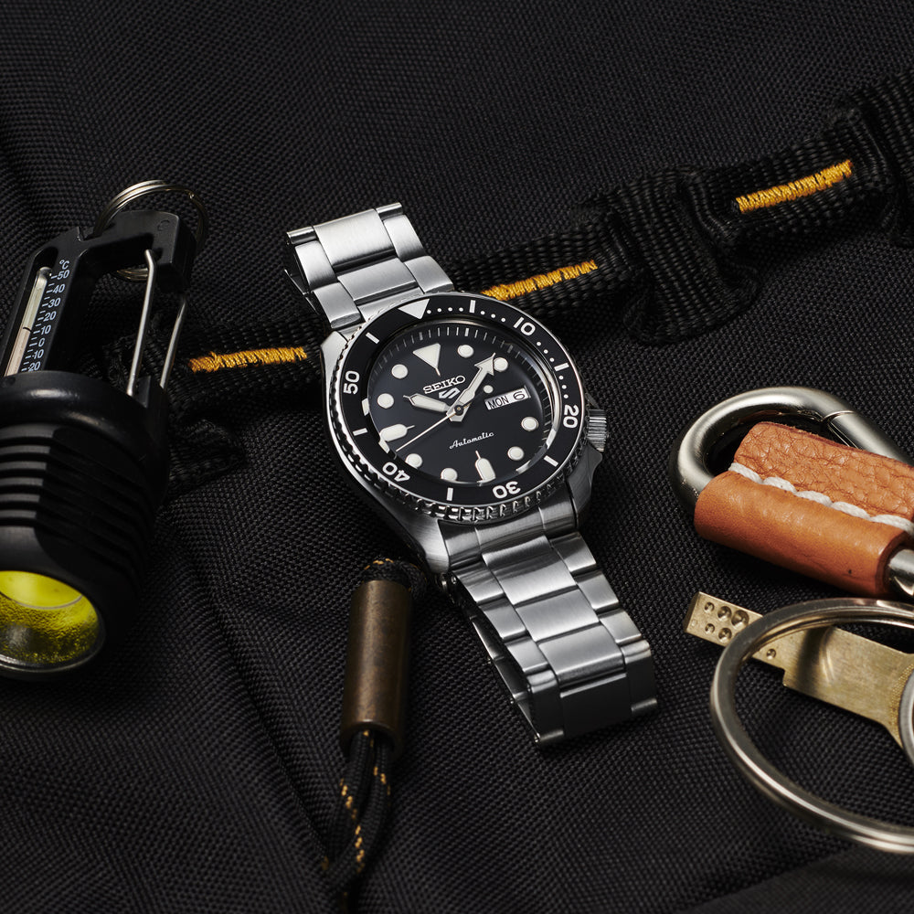 Seiko 5 Sports SRPD55K1 Horloge Zwart