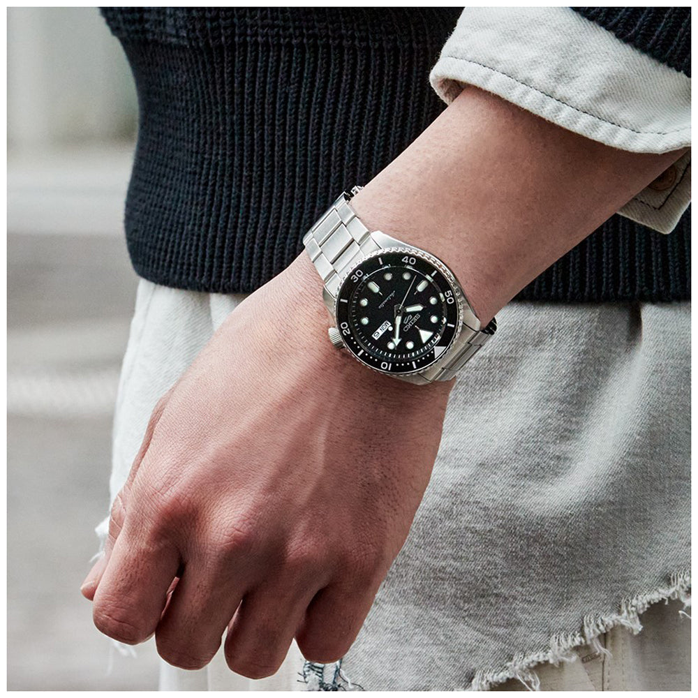 Seiko 5 Sports SRPD55K1 Horloge Zwart