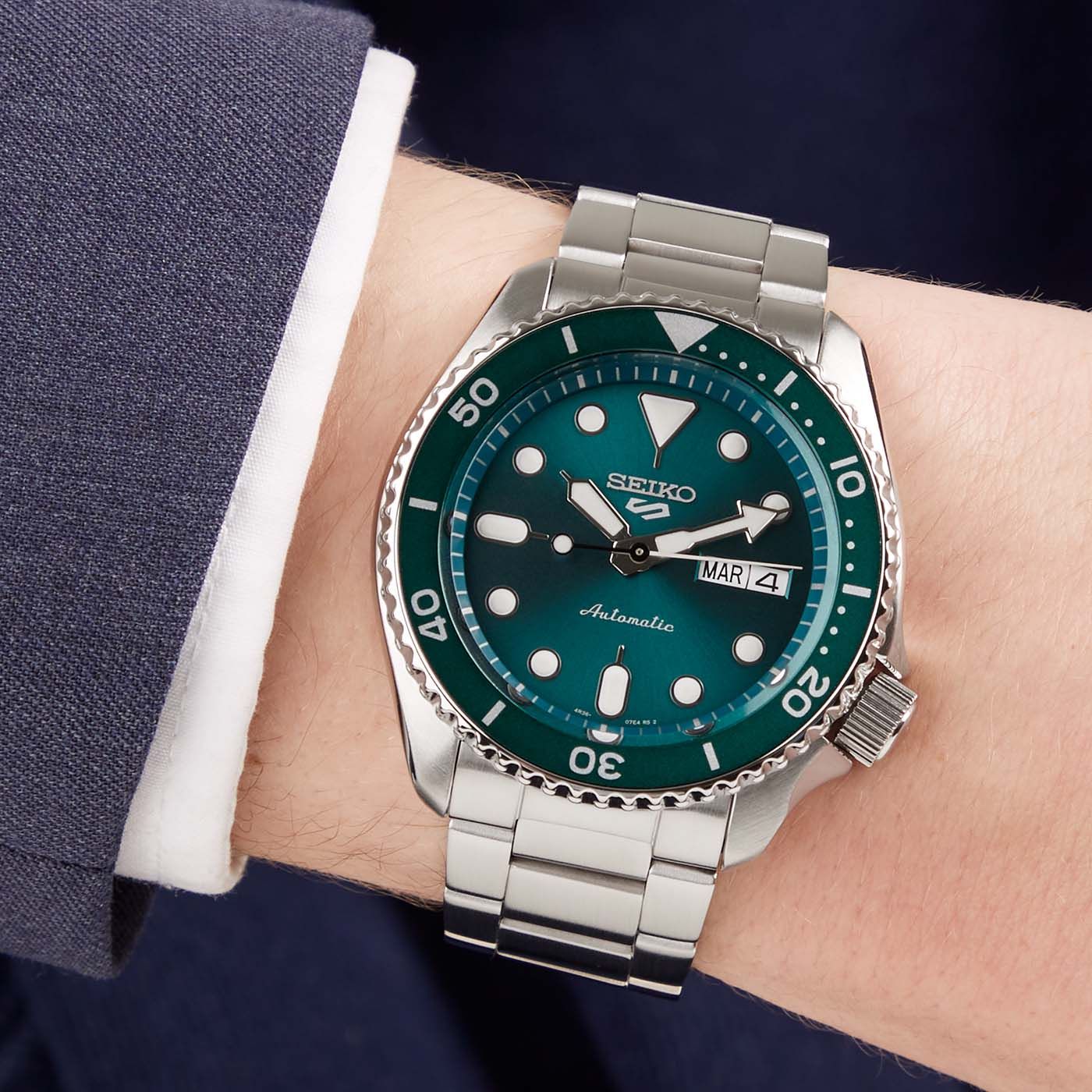 Seiko 5 Sports SRPD61K1 Horloge Groen