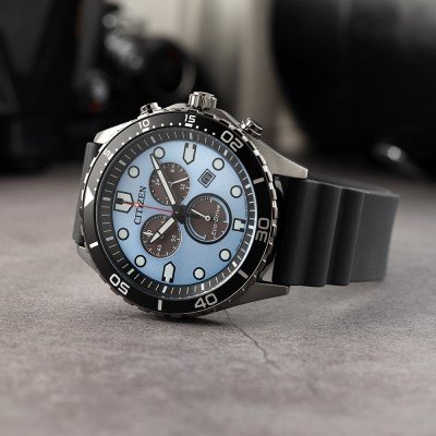 Citizen Sport AT2567-18L OF Sporty Aqua Chrono Horloge