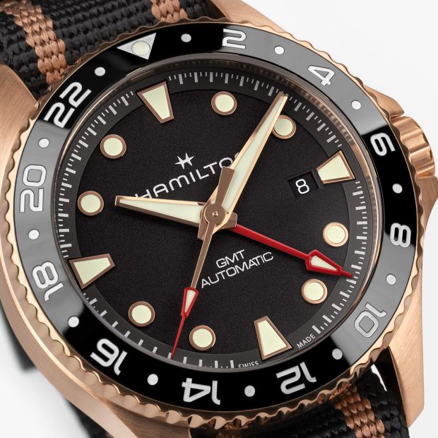 Hamilton Khaki Navy Scuba GMT Bronze - H82565930